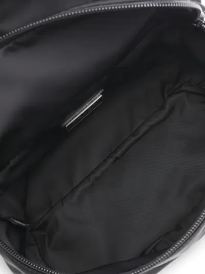 Pre-owned Prada 20's Re-nylon Cross Body Bag In Black