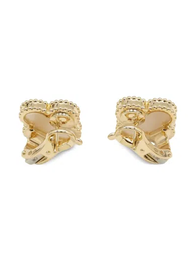 Pre-owned Van Cleef & Arpels 2010 18kt Yellow Gold Alhambra Earrings