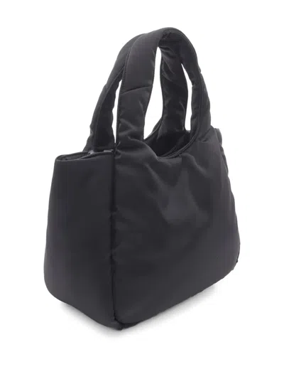 Pre-owned Prada Logo-plaque Tote Bag In Black