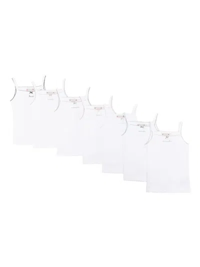 Bonpoint Bow Embroidered Babywear Sets In White