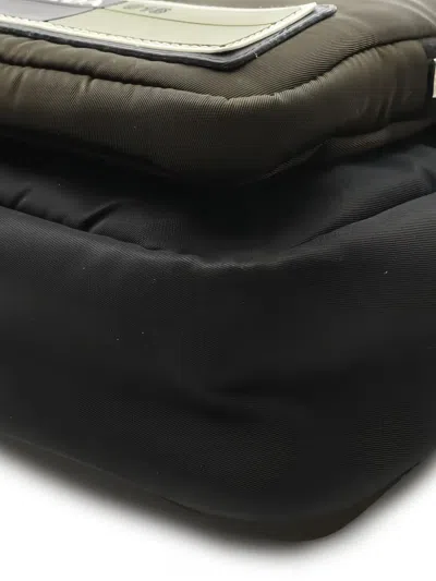 Pre-owned Prada Logo-appliqué Clutch Bag In Black