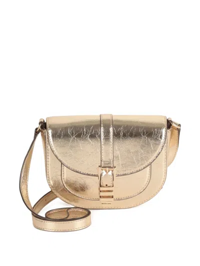 Michael Kors Half-moon Shoulder Bag In Yellow