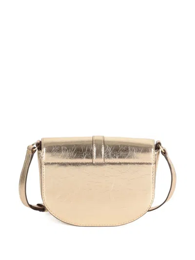 Michael Kors Half-moon Shoulder Bag In Yellow