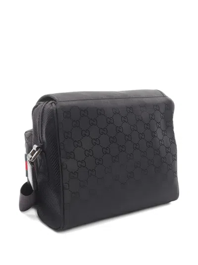 Pre-owned Gucci 2020s Gg Cross Body Bag In Black