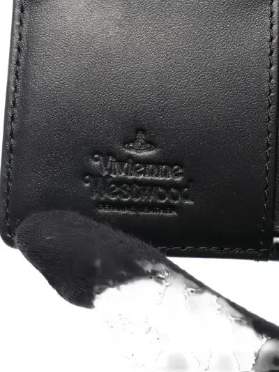 Pre-owned Vivienne Westwood 2020 Small Frame Wallet In Black