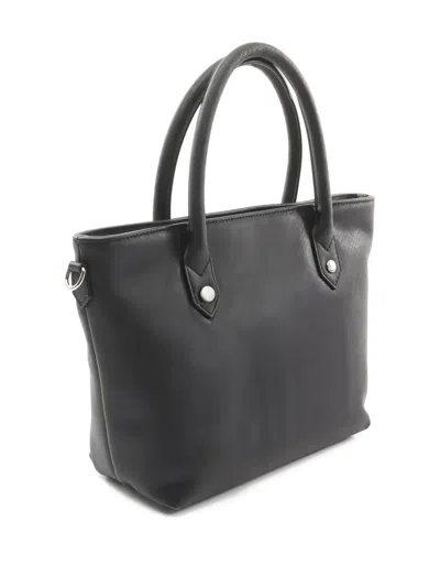 Pre-owned Vivienne Westwood Orb-plaque Tote Bag In Black