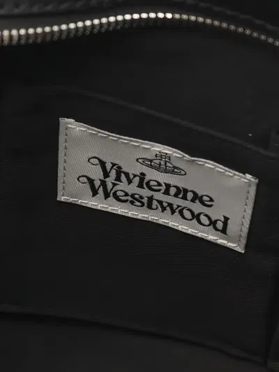 Pre-owned Vivienne Westwood Orb-plaque Tote Bag In Black