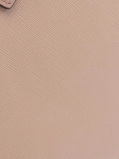 Pre-owned Prada Leather Tote Bag In Pink