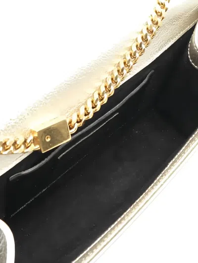 Pre-owned Saint Laurent 2010s Kate Chain-strap Leather Shoulder Bag In Silver