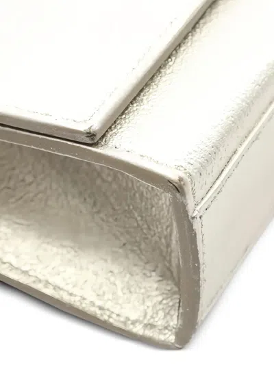 Pre-owned Saint Laurent 2010s Kate Chain-strap Leather Shoulder Bag In Silver