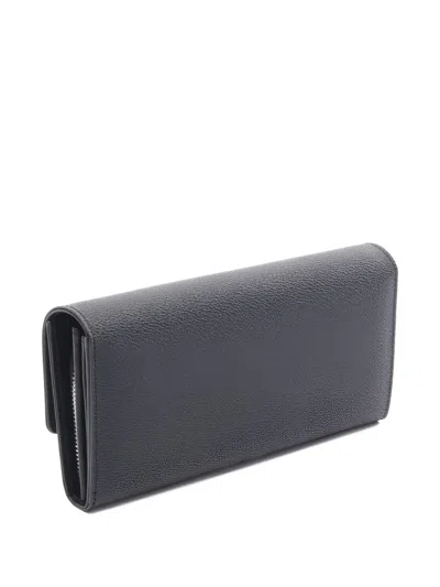 Pre-owned Vivienne Westwood Annie Long Wallet In Black