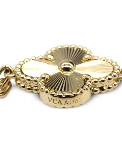 Pre-owned Van Cleef & Arpels 2010s 18k Yellow Gold Alhambra Bracelet