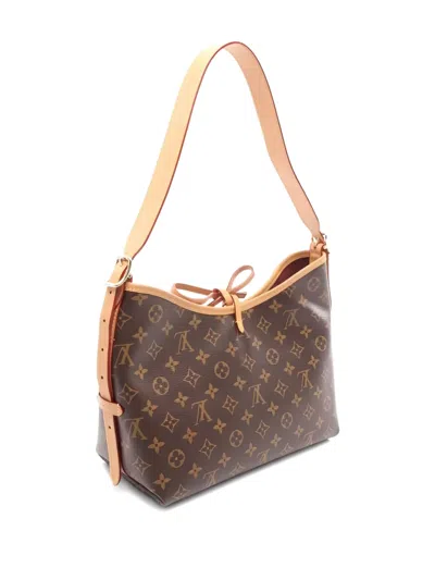 Pre-owned Louis Vuitton Carryall Nm Pm Shoulder Bag In Brown