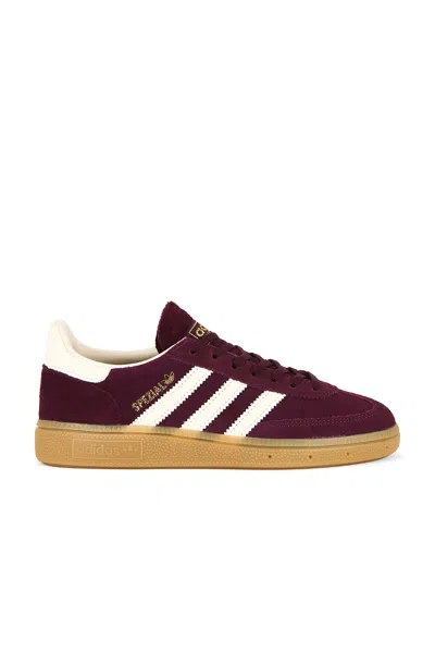 Adidas Originals Adidas Handball Spezial Suede Sneakers In Burgundy