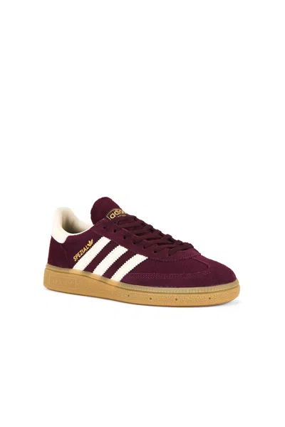 Adidas Originals Adidas Handball Spezial Suede Sneakers In Burgundy