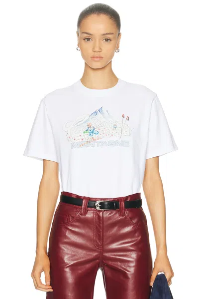 Casablanca Short Sleeve T-shirt In White