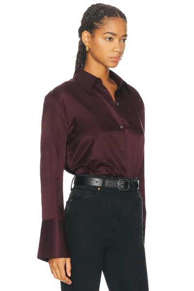 Citizen Of Humanity Camilia Shirt In Burgundy