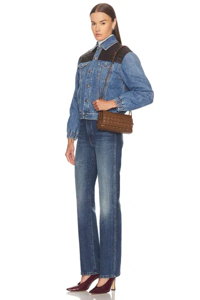 Bottega Veneta Discoteca Pouch In Brown