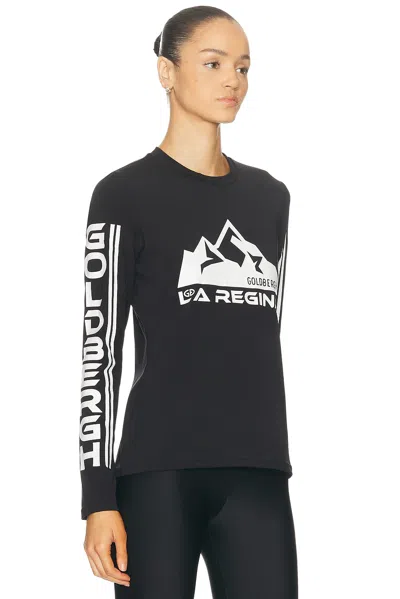 Goldbergh Rosanna Long Sleeve Top In Black