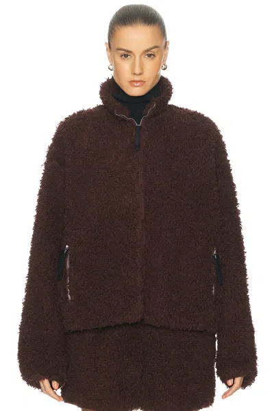 Jil Sander 173 Gd Zip Up Jacket In Purple