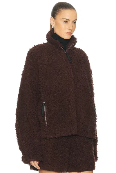 Jil Sander 173 Gd Zip Up Jacket In Purple