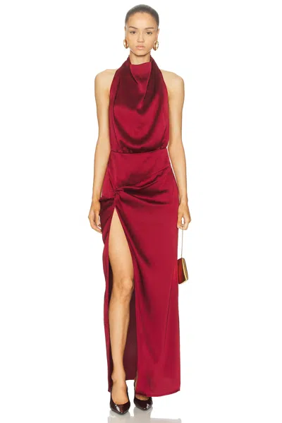 Ila Alina Dress In Burgundy