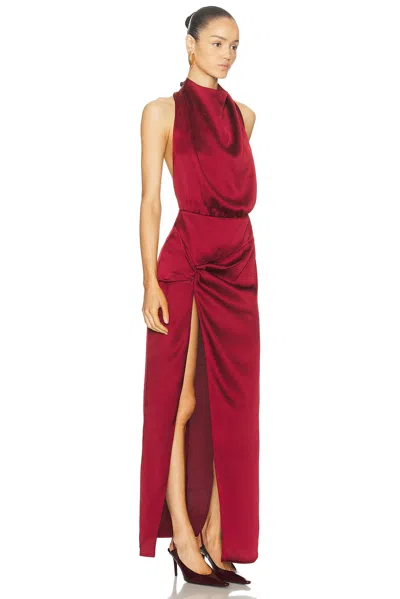 Ila Alina Dress In Burgundy