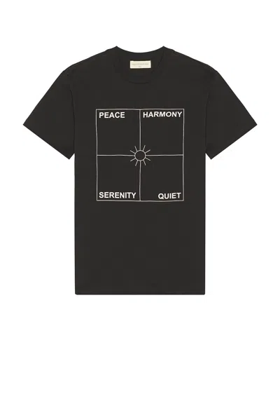 Museum Of Peace And Quiet Four Corners T-shirt In Black