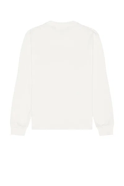 Museum Of Peace And Quiet Outline Long Sleeve Shirt In White