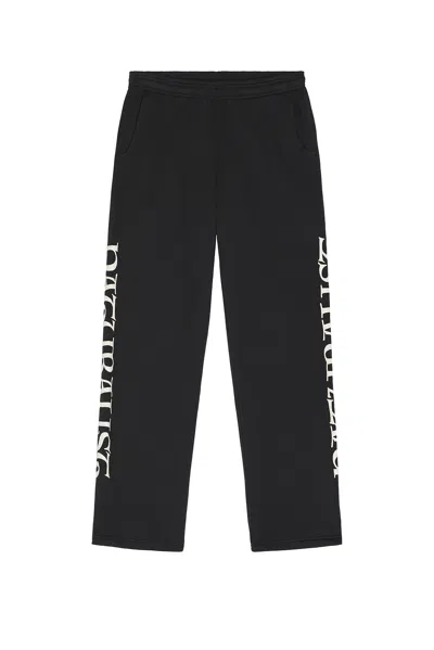 Museum Of Peace And Quiet Naturalist Sweatpants In Black