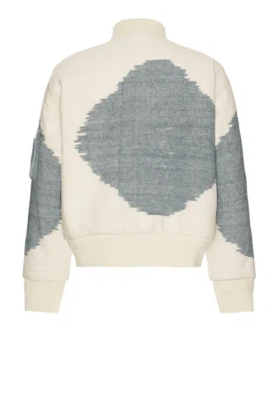 Kardo Max Oversized Quilted Bomber Jacket In Multi