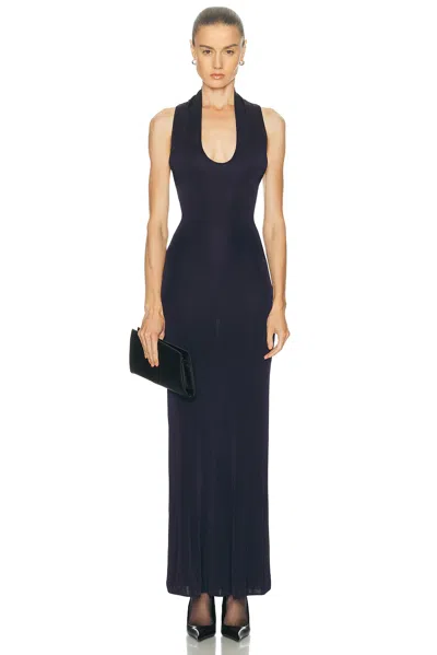 Srg Minerva Knit Gown In Blue