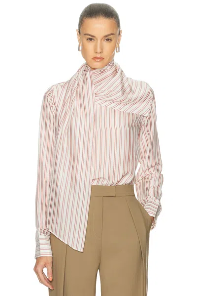 Srg Celeste Silk Top In Pink