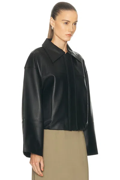 Srg Millie Leather Jacket In Black