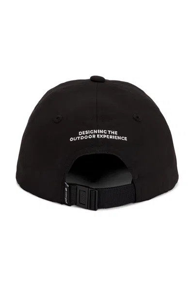 Snow Peak Typography Cap In Black