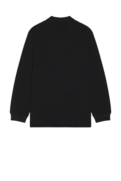 Polo Ralph Lauren Long Sleeve Novelty Holiday Bear Polo In Black