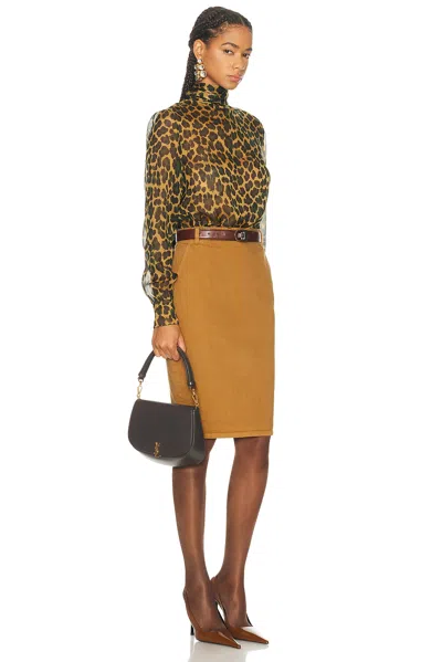 Saint Laurent Voltaire Top Handle Bag In Gray