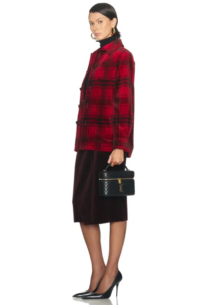 Saint Laurent Gaby Shoulder Bag Adjustable Strap Top Handle In Black