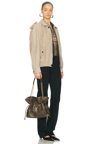 Saint Laurent Small Jamie Shopping Bag In Brown