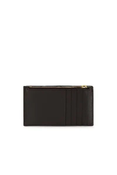 Saint Laurent Cassandre Credit Card Case In Black