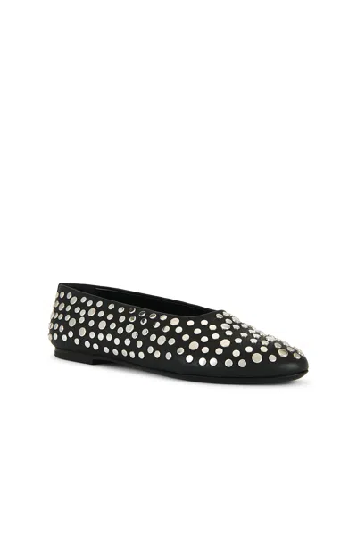 Staud Alba Ballet Flat In Black