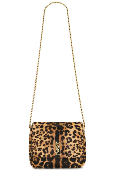 Saint Laurent Kate Supple Bag In Animal Print
