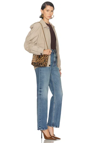 Saint Laurent Kate Supple Bag In Animal Print
