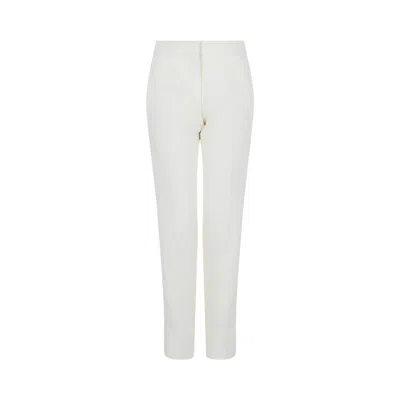Pre-owned Givenchy Striped Silk Tuxedo Pants 'white' | Women's Size 38