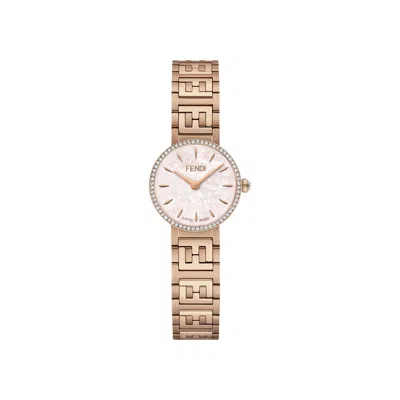Pre-owned Fendi Forever  Diamond Watch 'rose Gold' | Women's Size Onesize