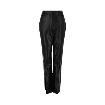 Pre-owned Givenchy Split Leather Pants 'black' | Women's Size 36
