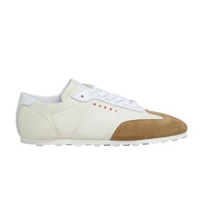 Pre-owned Marni Softy Soccer Sneaker 'off White Desert' | Cream | Men's Size 41