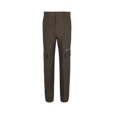 Pre-owned Givenchy Tailored Wool Pants With Pocket Details 'khaki' | Tan | Men's Size 56 In Brown