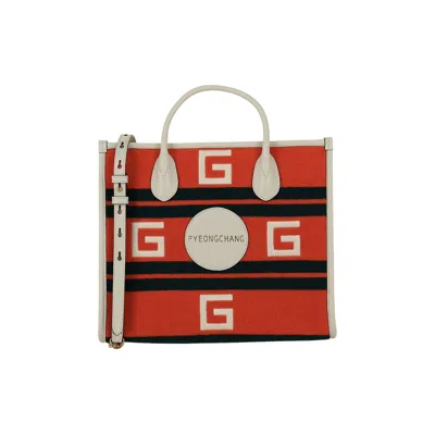 Pre-owned Gucci Pyeongchang Small Embroidered Tote Bag 'multicolor' | Multi-color | Men's Size Onesize
