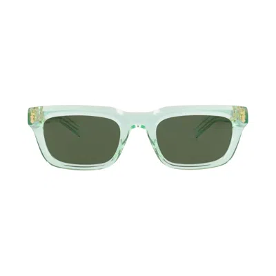 Pre-owned Gucci Square Frame Recycled Acetate Sunglasses 'green' | Men's Size Onesize